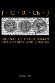 Journal Of Greco-roman Christianity And Judaism