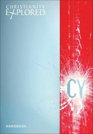 CY Christianity Explored Handbook