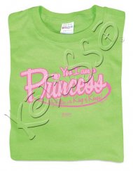 Princess T Shirt: Green, Adult Large
