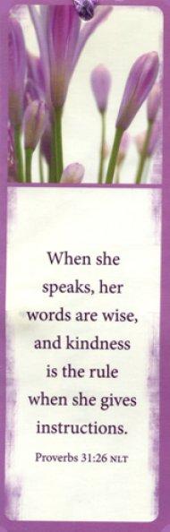 When She Speaks Her Words Are Wise 