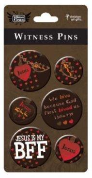 BFF Witness Pins - Set of 6