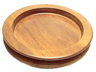 Mahogany Stacking Bread Plate