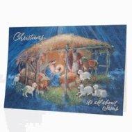 Christmas It's All About Jesus Card - Pack of 18
