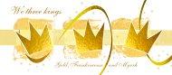 Golden Crowns Card - Pack of 5
