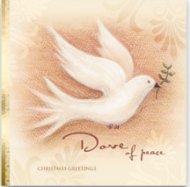 Linen Dove Christmas Cards - Pack of 5