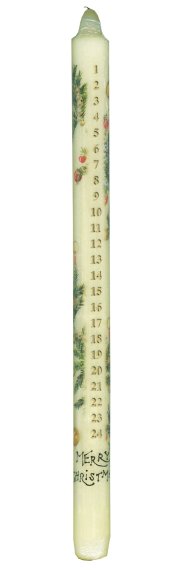 Christmas Advent Candle - Single