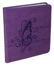 Daily Planner For Women 2012: Flexcover, Purple, Butterfly Design, Medium
