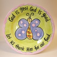 God Is Good Dinner Plate