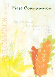 First Communion Card - Single