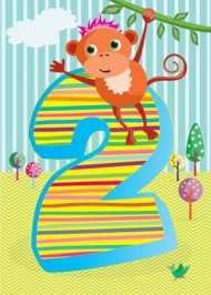 2nd Birthday Card - Pack of 6