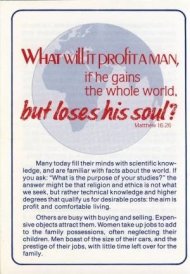 What Will it Profit a Man...?