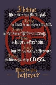 What Do You Believe Poster - Large