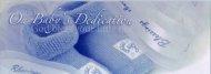 On Baby's Dedication - Blue