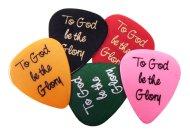 To God Be The Glory Guitar Pick: Pack of Five