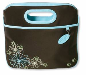 Clutch Handle Bible cover Funky Flower