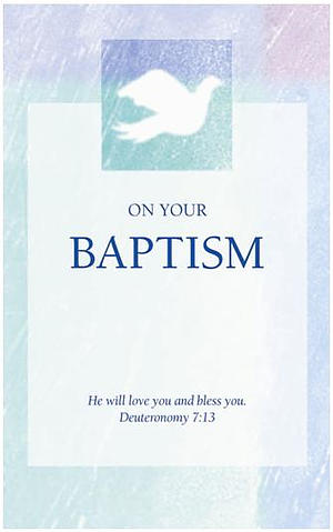 Baptism Card Green - Pack of 10