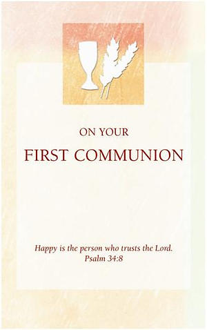 First Communion Card - Pack of 10