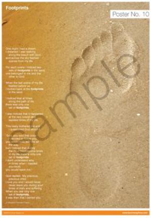 Footprints Poster