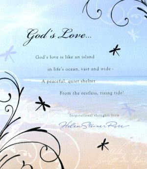 God's Love Is... Thinking of You Card - Single