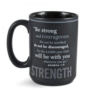 Strength Ceramic Mug With Scripture Cards