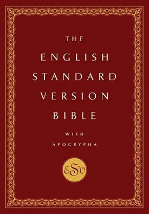 ESV Bible With Apocrypha Hardback Red