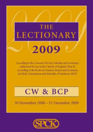 Common Worship: Book of Common Prayer Lectionary 2009