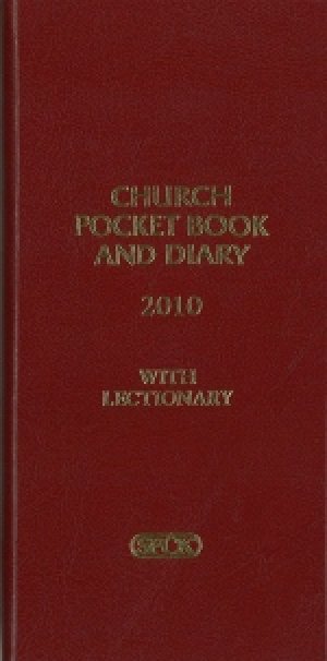 Church Pocket Book and Diary 2010 Burgundy