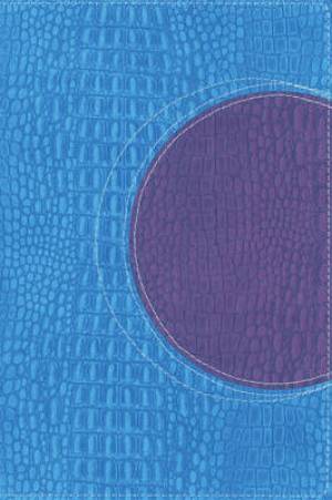 KJV Our Heritage and Faith Bible: Sky Blue & Purple, Italian Duo Tone