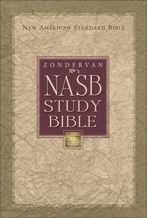 NASB  Study Bible: Navy, Bonded Leather