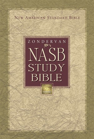 NASB Study Bible: Burgundy, Top Grain Leather, Thumb Index