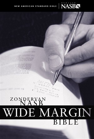 NASB Wide Margin Bible: Burgundy, Bonded Leather