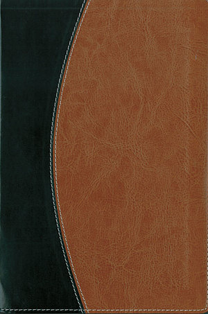 NASB Thinline Bible: Black/Tan, Duo-Tone