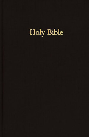KJV Pew Bible: Black, Hardback, Large Print