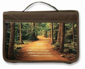 Inspiration Serenity Prayer Large Bible Cover