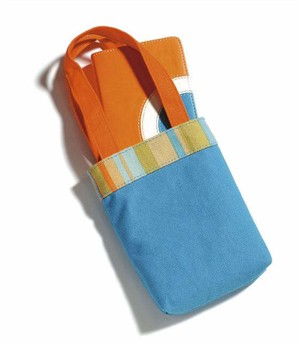 NIV Trimline Bible in a Bag: Orange / Teal