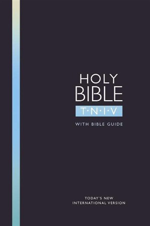TNIV Popular Bible with Bible Guide: Navy, Hardback (British Text)