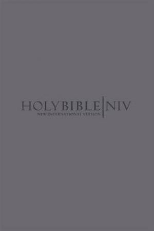 NIV Pocket  Bible: Grey, Soft-Tone, with Zip