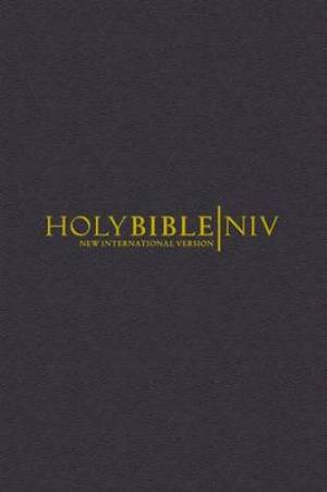 NIV Pocket Bible: Black, Bonded Leather, Zip, British Text