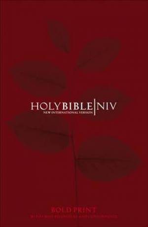 NIV Bold Print Bible: Hardback