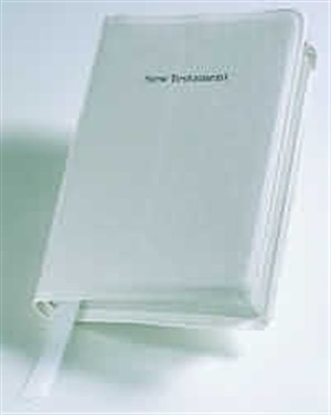 KJV Gift New Testament: White, Imitation Leather