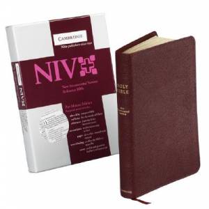 NIV Pitt Minion Reference Bible: Burgundy, Goatskin Leather