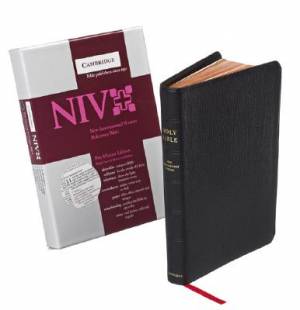 NIV Pitt Minion Reference Bible: Black, Goatskin Leather