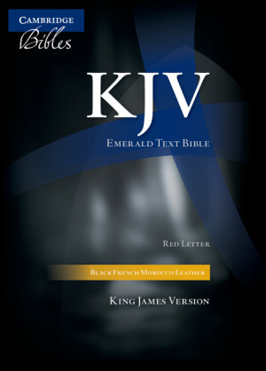 KJV Standard Text Bible: Black, French Morocco Leather 