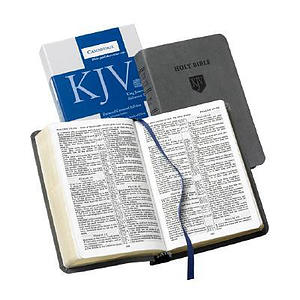KJV Personal Concordance Reference Bible: Grey, Imitation Leather