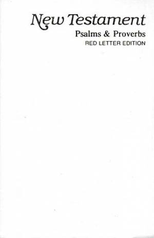 KJV New Testament with Psalms and Proverbs: White, Imitation Leather
