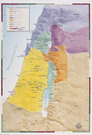 Palestine Map During Jesus Time