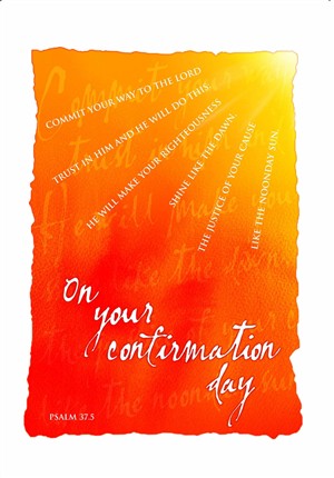 Sun Confirmation Card - Pack of 10