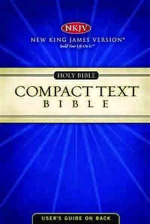 NKJV Compact Bible: Black, Hardback