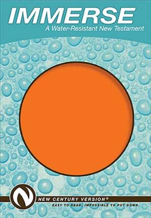 NCV Immerse New Testament, Orange, Waterproof