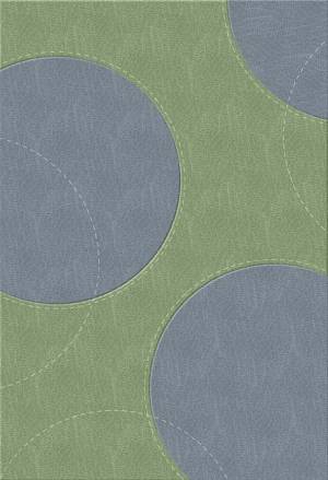 NKJV Giant Print Reference Bible: Moss and Aqua, LeatherSoft, Personal Size, Thumb Index